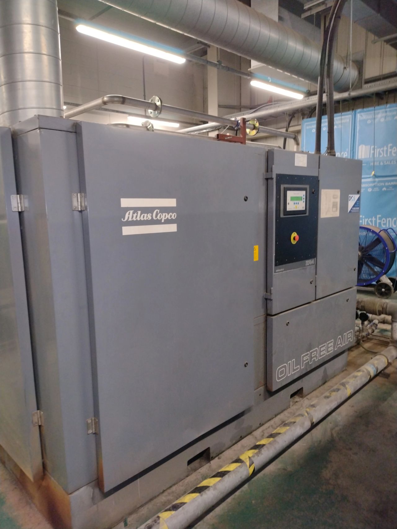 Atlas Copco compressor sewrviced by Derby Compressor Services